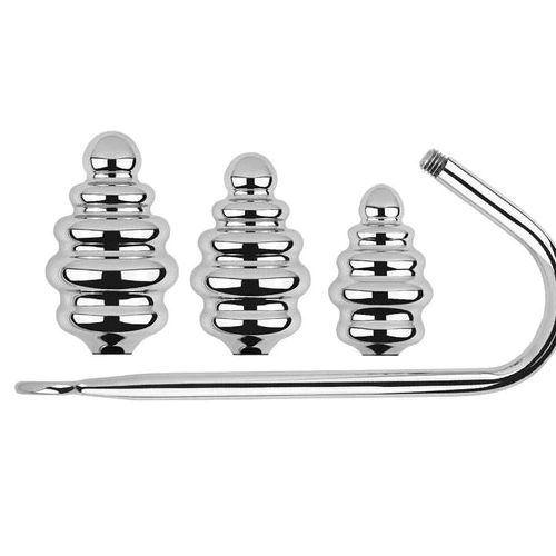 Ribbed Anal GreatBenefit Hook 8826 Set Screw-in 0729